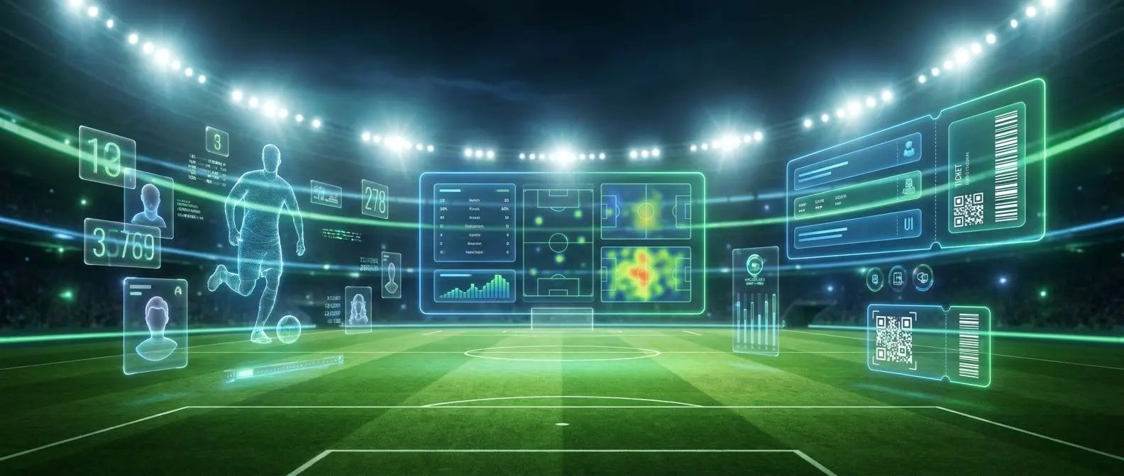 Banner temático de promoções Solverde Apostas com ambiente de futebol e interface desportiva