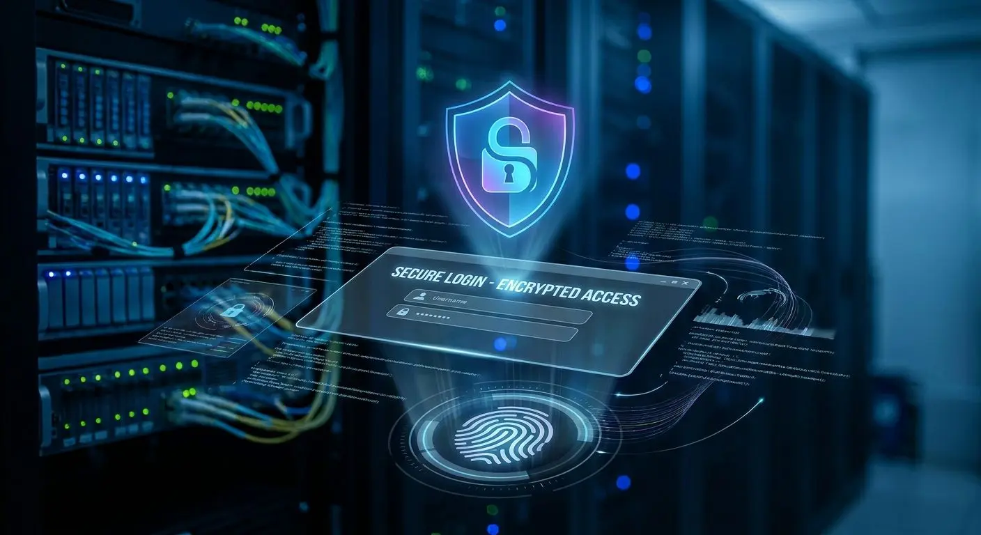 Segurança online com protecção de conta e dados do utilizador